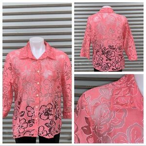 🛍️Elements size large blouse flowers